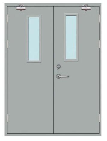 雙開防火門組成部分？